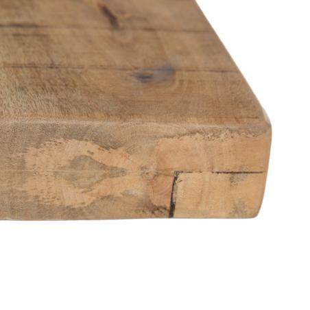 MESA COMEDOR NATURAL-NEGRO 130 X 130 X 76 CM - Imagen 4