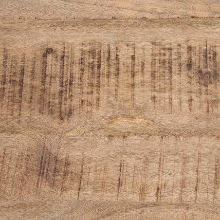 MESA COMEDOR NATURAL-NEGRO 180 X 100 X 76 CM