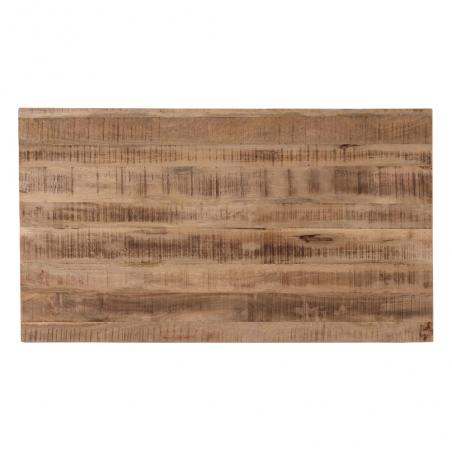 MESA COMEDOR NATURAL-NEGRO 180 X 100 X 76 CM