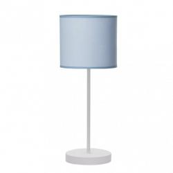 Sobremesa Ibor 1xe14  Blanco/azul 48x17x17 Cm