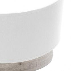 Aplique Tatiana 1xe27 Blanco-madera Gris 17x30x15 Cm
