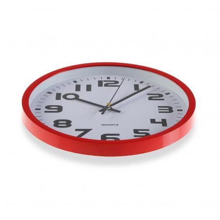 RELOJ COCINA ROJO 25 CM