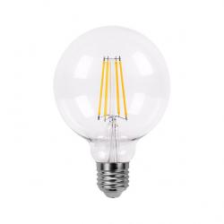Bombilla Filamento Globo 12x8d 8w Clara E27 880lm 2700k