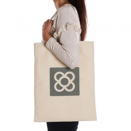 BOLSO COMPRA BALDOSA BARCELONA GRIS