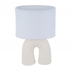 LAMPARA DE MESA ARCO CREMA