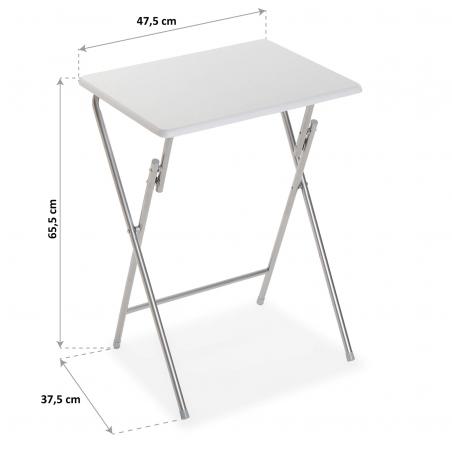 MESA PLEGABLE BLANCA