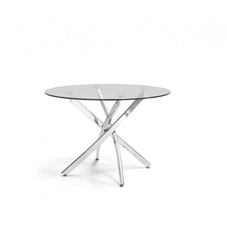 Mesa Comedor Cristal Modelo Fontana - Imagen 1