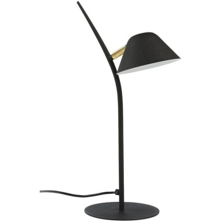 LÁMPARA DE SOBREMESA MODELO MYSTI METAL NEGRO