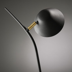 LÁMPARA DE SOBREMESA MODELO MYSTI METAL NEGRO