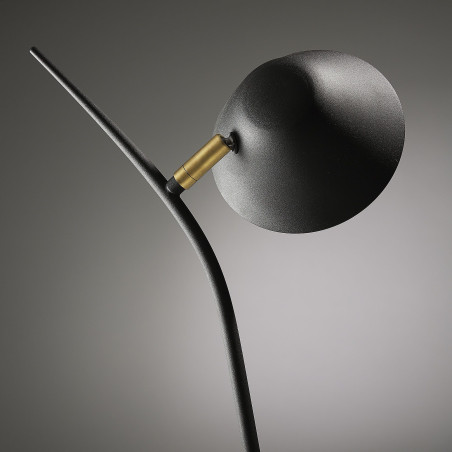 LÁMPARA DE SOBREMESA MODELO MYSTI METAL NEGRO
