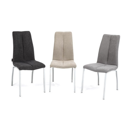 SILLA COMEDOR BEROS TAPIZADA COLOR VISÓN