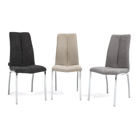 SILLA COMEDOR BEROS TAPIZADA COLOR VISÓN