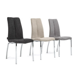 SILLA COMEDOR BEROS TAPIZADA COLOR VISÓN