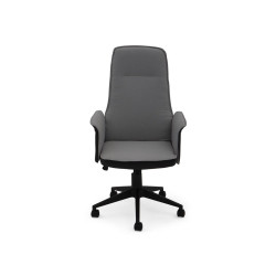 SILLÓN OFICINA MODELO GAUDÍ TAPIZADA COLOR GRIS MARENGO