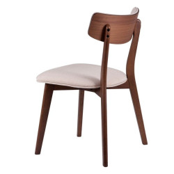 Silla Comedor Nais Nogal-Beige