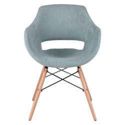 SILLA COMEDOR DINE TAPIZADA GRIS