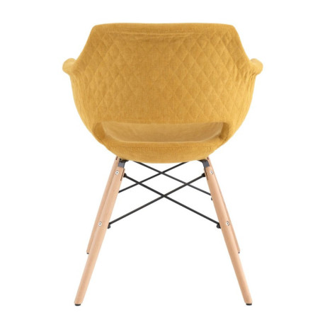 SILLA COMEDOR DINE TAPIZADA MOSTAZA