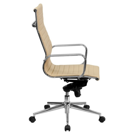 SILLÓN DE OFICINA MODELO BUDAPEST SÍMIL PIEL ALTO
