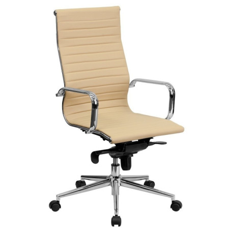 SILLÓN DE OFICINA MODELO BUDAPEST SÍMIL PIEL ALTO