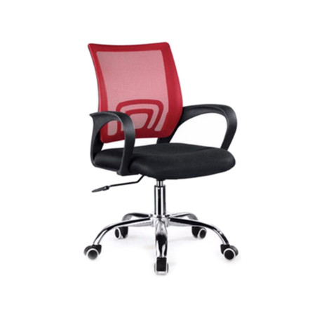SILLA OFICINA NEGRA/ROJA