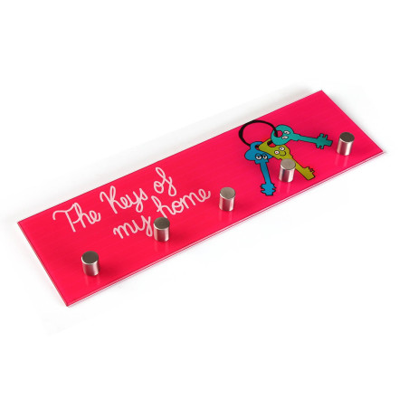 CUELGA LLAVES ROSA