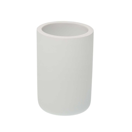 VASO CEPILLOS POLIRESINA BLANC