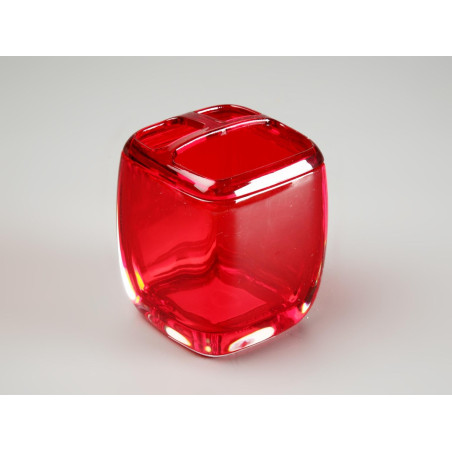 PORTACEPILLOS ACRIL.TRANS ROJO