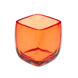 VASO.ACRIL.TRANSP NARANJA