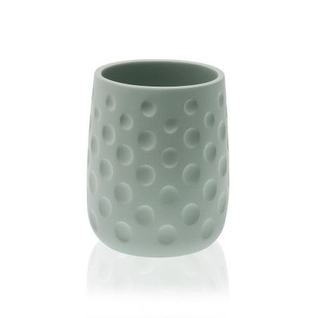 VASO CEPILLOS MINT  KRISTEN GRIS