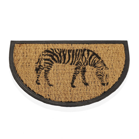 FELPUDO MEDIA LUNA ZEBRA