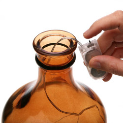 BOTELLA LED COBRE