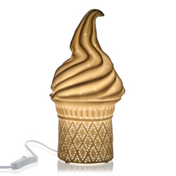 LAMPARA HELADO PORCELANA
