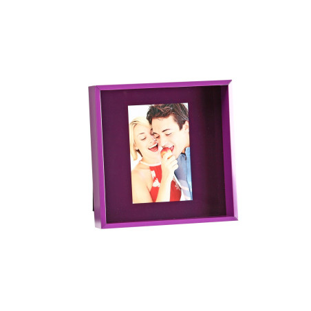 PORTAFOTO  MORADO 10X15 CM