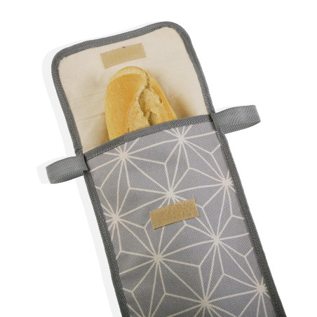 BOLSA DE PAN GRIS