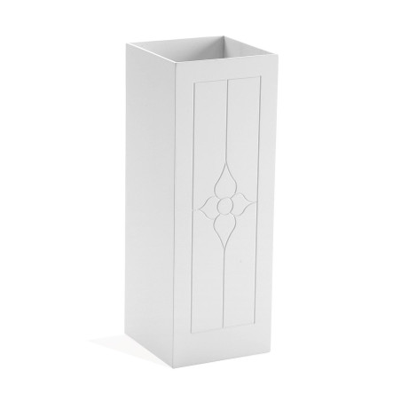 PARAGUERO FLOR MADERA BLANCO