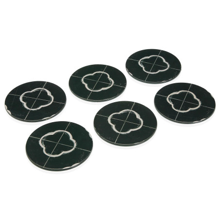 SET 6 POSAVASOS NUBES