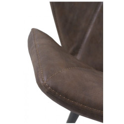 SILLA TAPIZADA COLOR TAUPE MODELO COOL