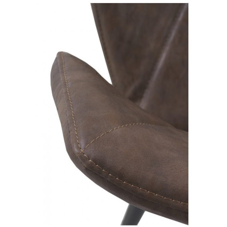 SILLA TAPIZADA COLOR TAUPE MODELO COOL