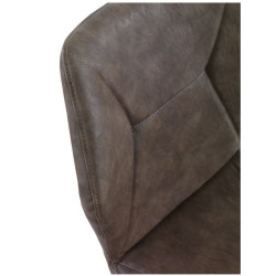 SILLA TAPIZADA COLOR TAUPE MODELO COOL