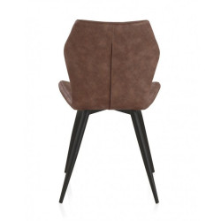 SILLA TAPIZADA COLOR TAUPE MODELO COOL