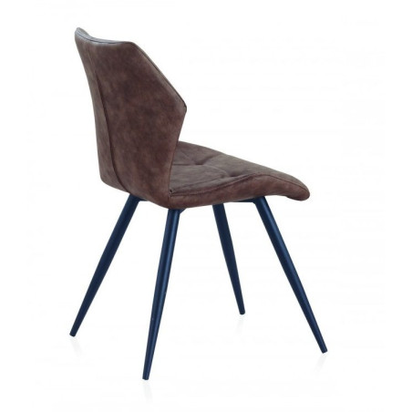 SILLA TAPIZADA COLOR TAUPE MODELO COOL