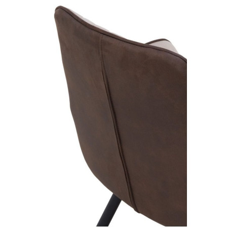 SILLÓN TAPIZADO BICOLOR MODELO CLOU