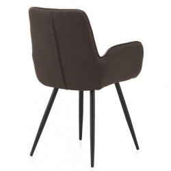 SILLÓN TAPIZADO BICOLOR MODELO CLOU