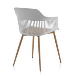 SILLÓN POLIURETANO COLOR AZUL MODELO MARÍA