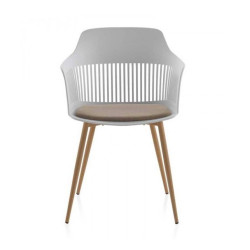 SILLÓN POLIURETANO COLOR AZUL MODELO MARÍA
