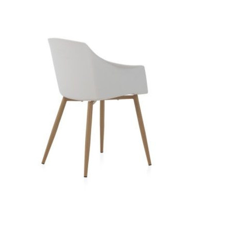 SILLÓN POLIURETANO COLOR BLANCO MODELO SOFÍA