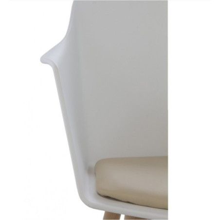 SILLÓN POLIURETANO COLOR MARRÓN MODELO SOFÍA