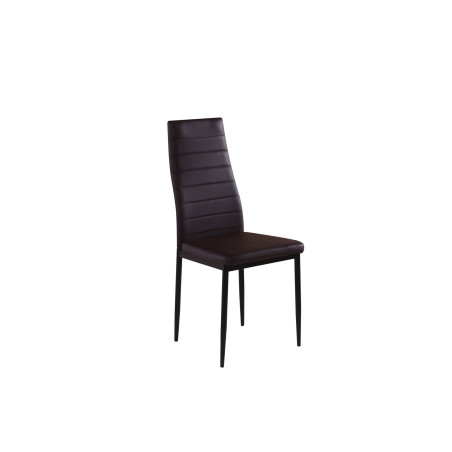 Silla Comedor Edo Eco Piel Chocolate