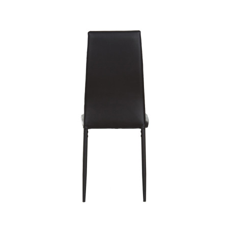 Silla Comedor Edo Eco Piel Chocolate