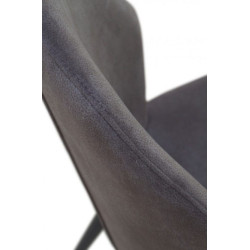 SILLA TAPIZADA GRIS CLARO MODELO ARIF 48X59X93